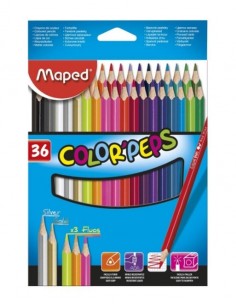 Lapices De Colores X 36 Colorpeps/maped  Caja 832017