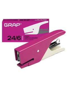 Abrochadora Metalica Color Grap 24/6 E/caja 512