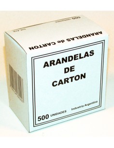 Arandelas De Carton X500 Unidades E/caja 1401