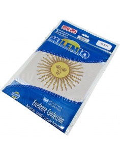 Bandera Argentina  45 X 72 Cm C/sol Poliester Alta Tenacidad  1102
