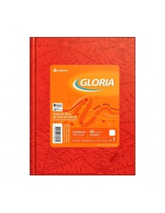 Cuaderno T/d Araña Rojo Gloria  X42hjs Rayad. /100936