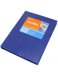 Cuaderno Gloria Tapa Dura Araña Azul 168 Hojas Rayado 100933
