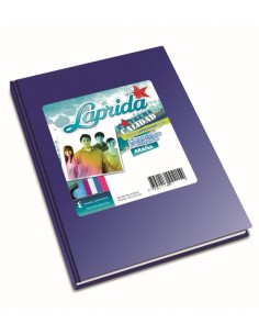 Cuaderno Laprida 16x21 98hojas.liso Araña Azul 613004