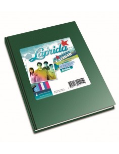 Cuaderno Laprida 16x21 98hojas Rayado Araña Verde 613010