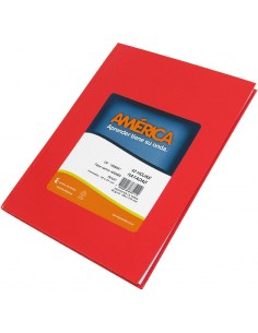 Cuaderno America Araña 16x21 42hojas Rayadas Rojo T/d 675118