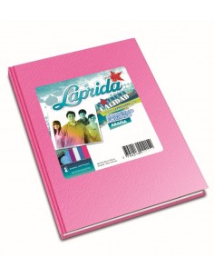 Cuaderno Laprida 16x21 98hojas Rayado Araña Rosa 613020