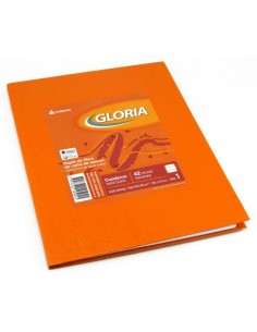 Cuaderno Gloria Tapa Dura Araña Naranja 42hs Rayado 100930
