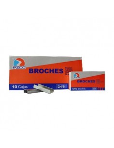 Broches Ezco 24/6   X 1000unid Caja