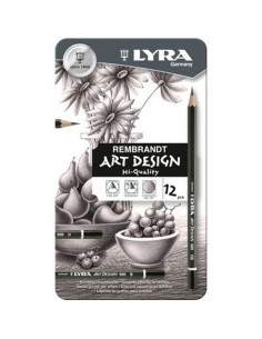 Lapices Grafito Artisticos Lyra Rembrandt X 12 Unid. 7b Caja