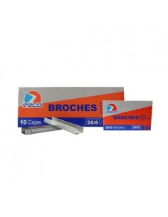 Broches Ezco 26/6   X 1000unid Caja