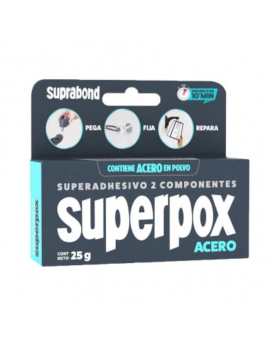 Superadhesivo Superpox Acero 2 Componentes Suprabond 25 G En Caja Spx Sa 25 A E