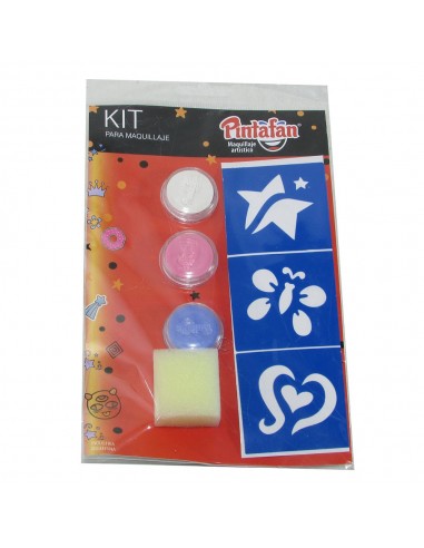 Kits Mix Infantil (3 Acua+esponja+stencil) Pintafán En Bolsa 650-02