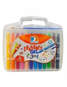Crayones Gel X 12 Colores +...