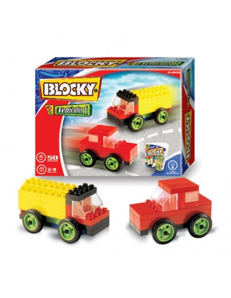 Blocky Vehiculos 1 40 Piezas En Caja 01-0600